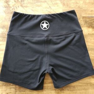 Savage Barbell Black Biker Shorts